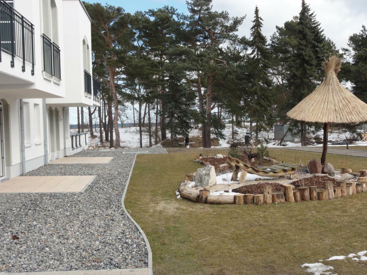 3 Zimmer Ferienwohnung Haus Meeresblick Mit Meerblick A005 Mit Suedterrasse Und Strandkorb Baabe Exterior photo